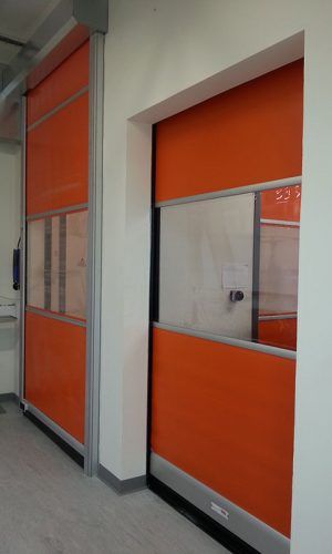 orange roller doors
