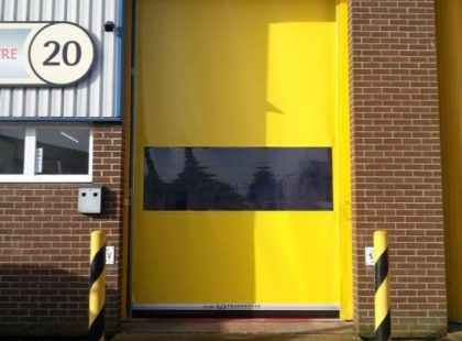 High Speed PVC Door yellow