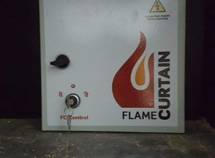 flame curtain control